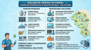 MacBook Repair in Hanoi Common Problems and Professional Solutions