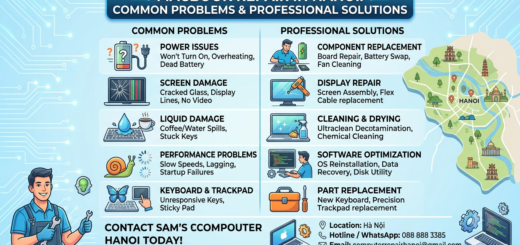 MacBook Repair in Hanoi Common Problems and Professional Solutions