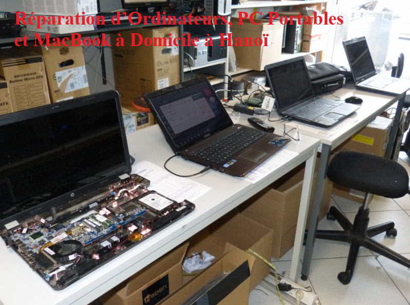Réparation d’Ordinateurs, PC Portables et MacBook à Domicile à Hanoï