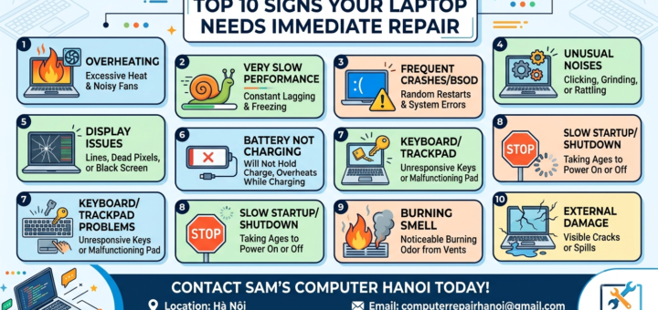 Top 10 Signs Your Laptop Needs Immediate Repair