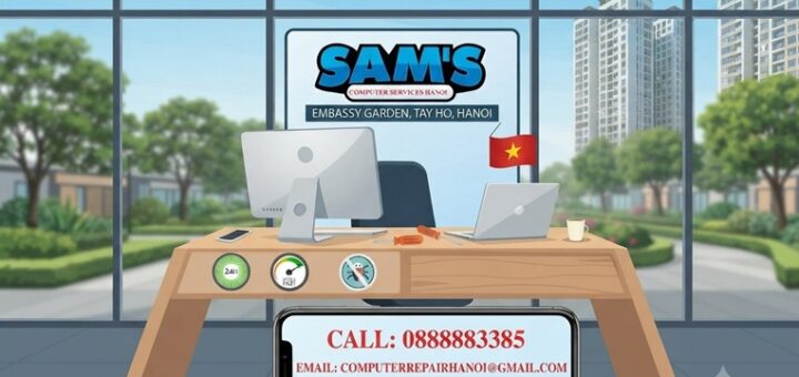 Computer & Laptop Repair in Embassy Garden Urban Area, Tay Ho, Hanoi